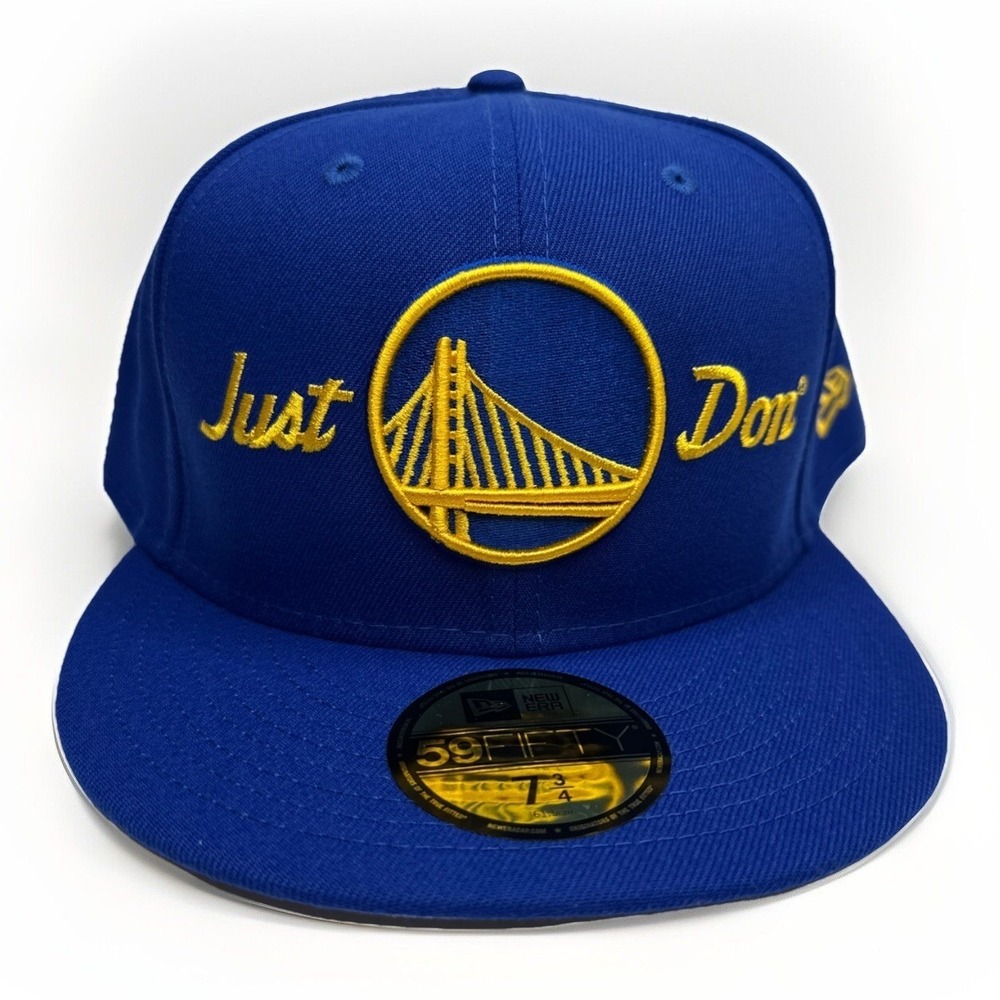 Golden State Warriors - New Era 59FIFTY Hat - 7 3/4 Just Don - Blue **NEW**